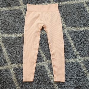NWT Guess Rib Seamless Leggings Prairie Sunset M/L